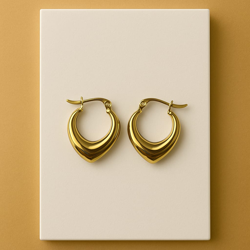 Honey Hoops - Anti tarnish earrings